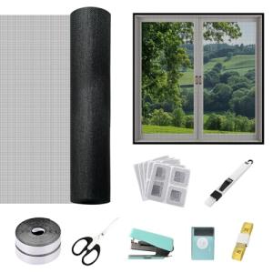 Mosquiteras Para Ventanas de Fibra de Vidrio Ajustable,Vien…