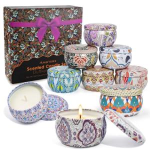 Candle Velas Aromaticas Decorativas, 9x70g Velas Perfumadas…