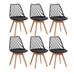 JZGORC Juego de 6 Sillas de Comedor, Silla de Cocina con Re…