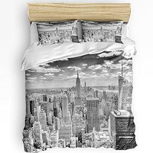 Rptidmv Funda Nordica Cama 105 Nueva York Juego de Funda Nó…
