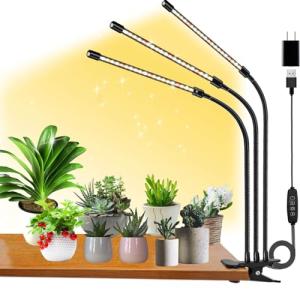 FRGROW Lámpara de Plantas, Luz de Crecimiento de Espectro C…