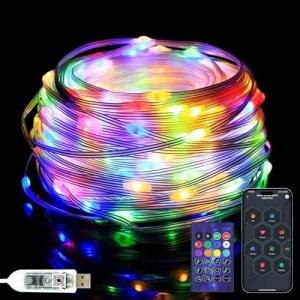 Artrastar 10M RGB Guirnalda USB 100LED Para Interiores Exte…