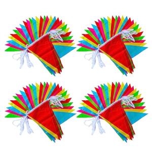 INOOMP Banderines Multicolores Banderas Triangulares A Gran…