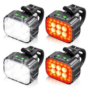 CIRYCASE Luz Bicicleta Traje Ultrabrillante, Luces Biciclet…