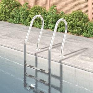 LAPOOH Escalera para Piscina Acero Inoxidable 304 54x38x158…