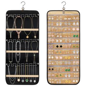 Zyluniy Organizador de Joyas Colgante Doble Cara para Armar…