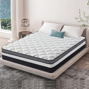 Colchón 140x200 - 32 cm, Memory Foam y Muelles Ensacados -…