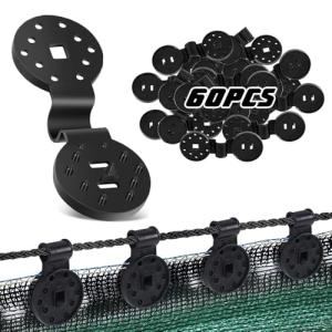 60 PCS Ganchos para Toldos,Clips de Plastico para Tela de S…