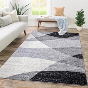 Paco Home Alfombra Salon De Habitacion Pelo Corto Motivo Ab…