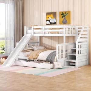 Moimhear Litera infantil con cajones, espacio de almacenami…