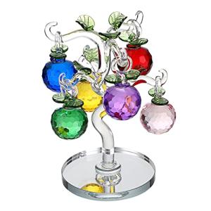 BTSKY Árbol de manzana de cristal – Figura de árbol artific…