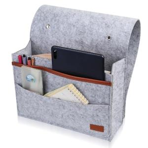 SZSIQI Organizador de Cama de Fieltro para Colgar, Bolso Or…