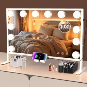 BESTOPE PRO Espejo Maquillaje Hollywood Ajustable 60x35cm,…