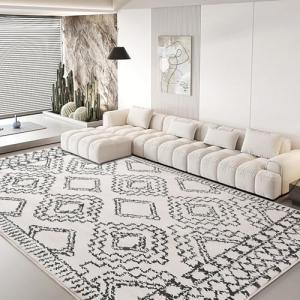 Leesentec - Alfombra abstracta moderna con diseño geométric…