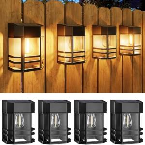 Woolmug 4 Paquete Luces Solares Led Exterior Jardin, IP65 I…