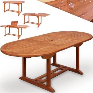 CASARIA Mesa Comedor Plegable 200x100x75cm Mesa de Madera E…