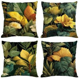 Verde Cojines Exterior Impermeable Planta Fundas Cojines 80…