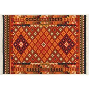Kilim Carpets by Jalal Alfombra Kilim Sivas 1 Rojo/Multicol…
