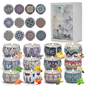Velas perfumadas, Candle Velas Aromáticas de Cera de Soja,1…