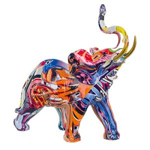 BY SIGRIS Signes Grimalt Figura Elefante Multicolor de Resi…