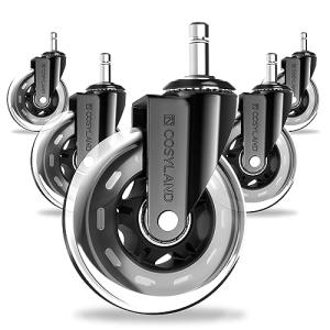 COSYLAND 5pcs Ruedas Silla Oficina - 10 mm x 22 mm Ruedas S…
