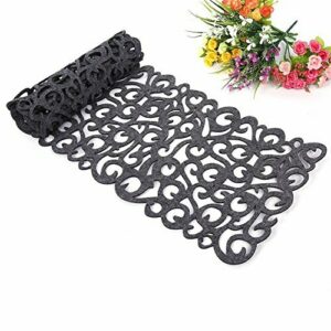 Plastic Table Runner Camino De Mesa Camino De Mesa Negro Ta…