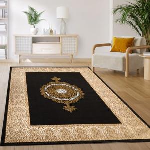 Paco Home Alfombra Salón Dormitorio Pelo Corto Vintage Orie…