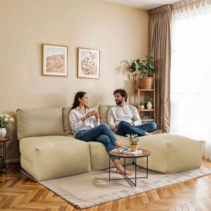 HAPPERS Sofá Chaise Longue 3 plazas Modular Morgan en Color…