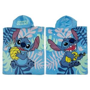 Disney Poncho Oficial de Toalla con Capucha de Lilo and Sti…