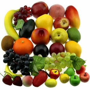 Gresorth 30 Frutas de Decorativos Realista Artificiales Fru…