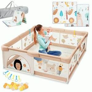 BELLEBEBE - Parque Infantil Bebe - 150x180 cm - Corralito B…