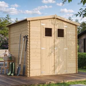 Cobertizo de Madera para jardín con Suelo TRATADO - 226x236…