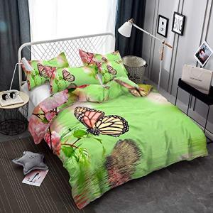 Chickwin Juego de Ropa de Cama de 4 Piezas, 3D Microfibra C…