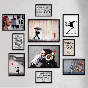 Giallobus - Conjunto de 10 Carteles de Pared - Banksy - Col…