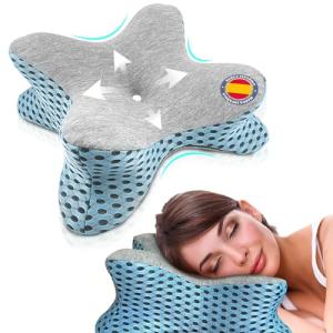 CCOLOREDO Cojin Cervical Multifuncional 5 en 1 Almohada Vis…