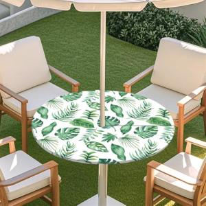 Chickwin Mantel Redondo Impermeable Exteriores con Agujero…