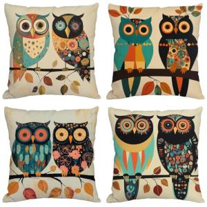 Fundas Cojines 70x70 cm Juego de 4 Color Cojines Exterior I…