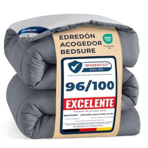 Bedsure Edredon Cama 150 Entretiempo - Relleno Nordico 240x…