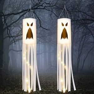 Decoración de Halloween Con Luz LED - 2 Piezas Manga de Vie…