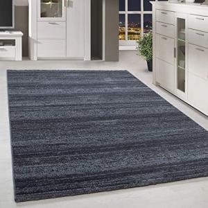 HomebyHome Alfombra Pila Corta Diseño de Ondas abstractas S…