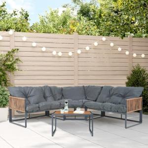 casa.pro Conjunto de Muebles de Jardín Exterior Karg Mueble…