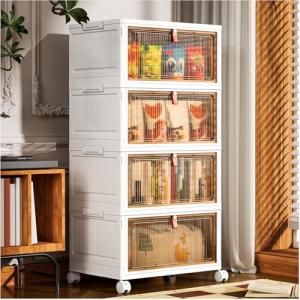 PurKeep Cajas Almacenaje Plastico con Tapa- 28L*4 Cajas Org…