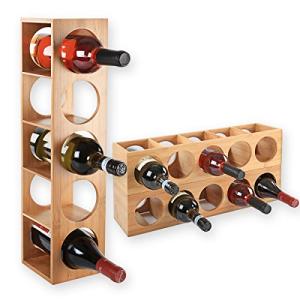 Gräfenstayn® 30543 Botelleros CUBE - portabidones apilable…