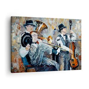 ARTTOR Lienzos decorativos jazz musica musico Cuadro Sobre…