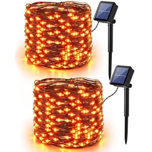 PhilzOps Guirnalda Solares Otoño Decoración, 2 Paquete 14M…