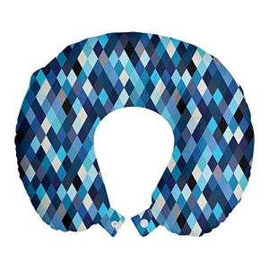 ABAKUHAUS Vistoso Cojín de Viaje para Soporte de Cuello, En…