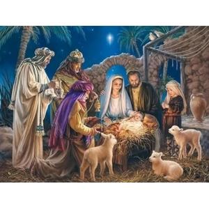 Mesribandy Kit de punto de cruz para adultos figura religio…