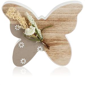 com-four® Figura Decorativa de Madera - Mariposa para decor…