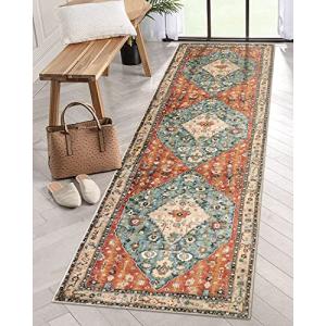 Alfombra bohemia tribal de 60x210 cm, alfombra persa para p…
