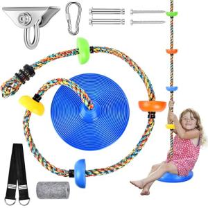 Herefun Cuerda de Escalada y Columpio para Niños, Columpio…